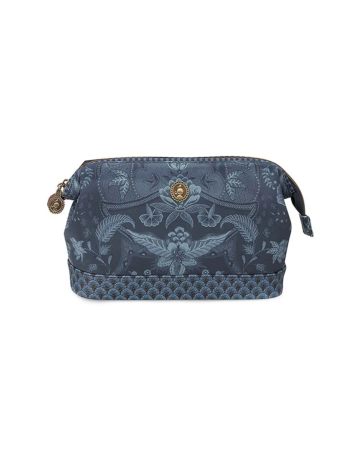 PIP STUDIO | Kosmetiktasche KYOTO FESTIVAL 22,5x9x15cm dark pink | blau
